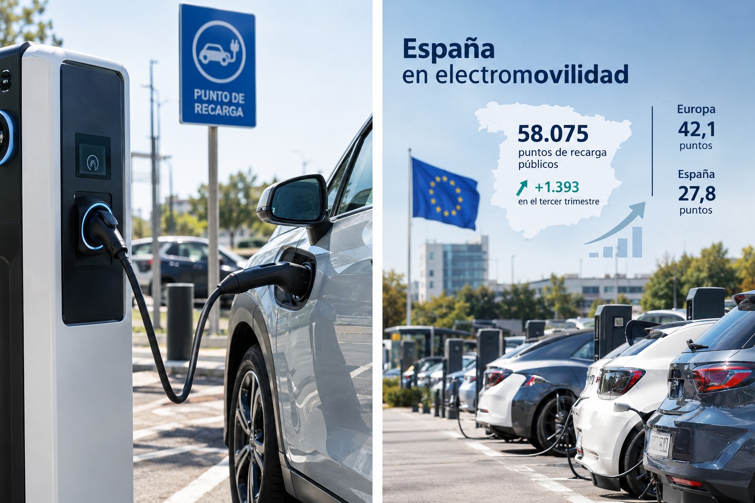18.000 cargadores instalados en España siguen apagados: el 23,6% de la red pública está fuera de servicio